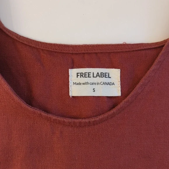 Free Label Apron Shirt - Size S - Picture 3 of 5